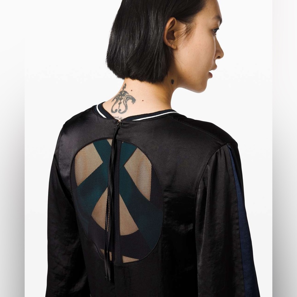 Lululemon•RARE Face Forward Dress *lululemon x Roksanda•Black True Navy•BNWT• 4 - Picture 4 of 16